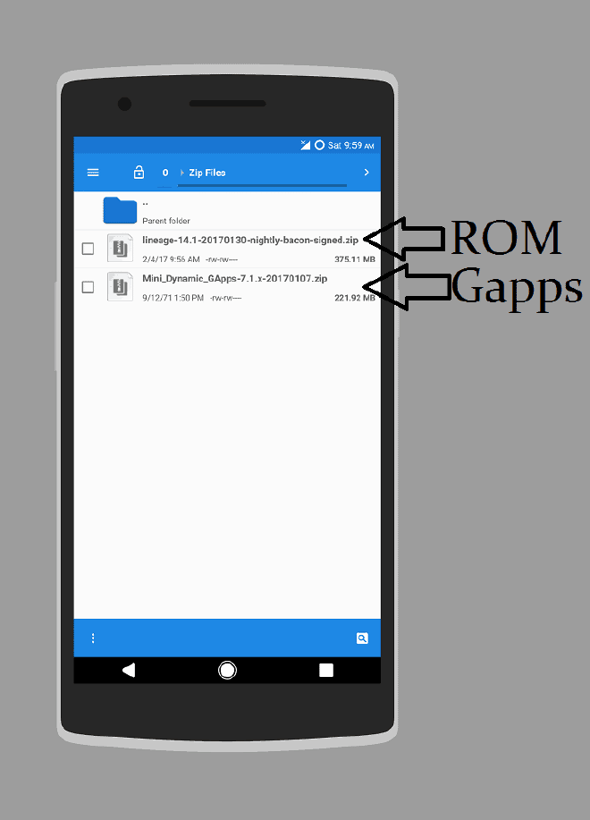 bacon rom gapps